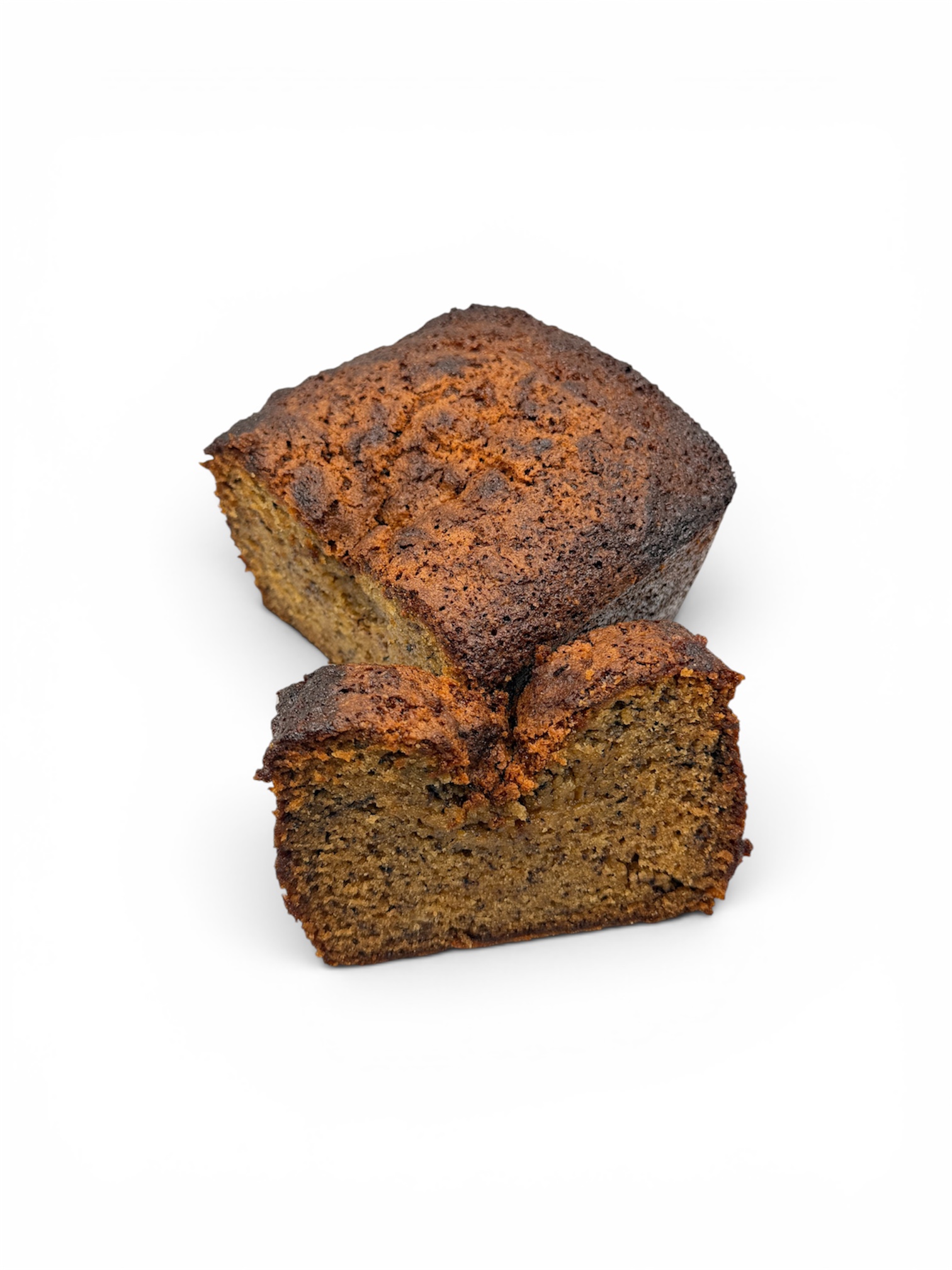 Freshly baked banana bread